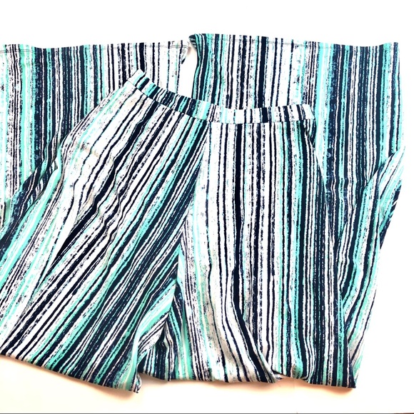 ๐HOST PICK๐NWOT BAR ||| STRIPED WIDE LEG PANTS - Picture 8 of 16